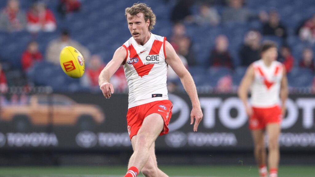 Nick Blakey still has five years left on a long-term deal with the Sydney Swans.
