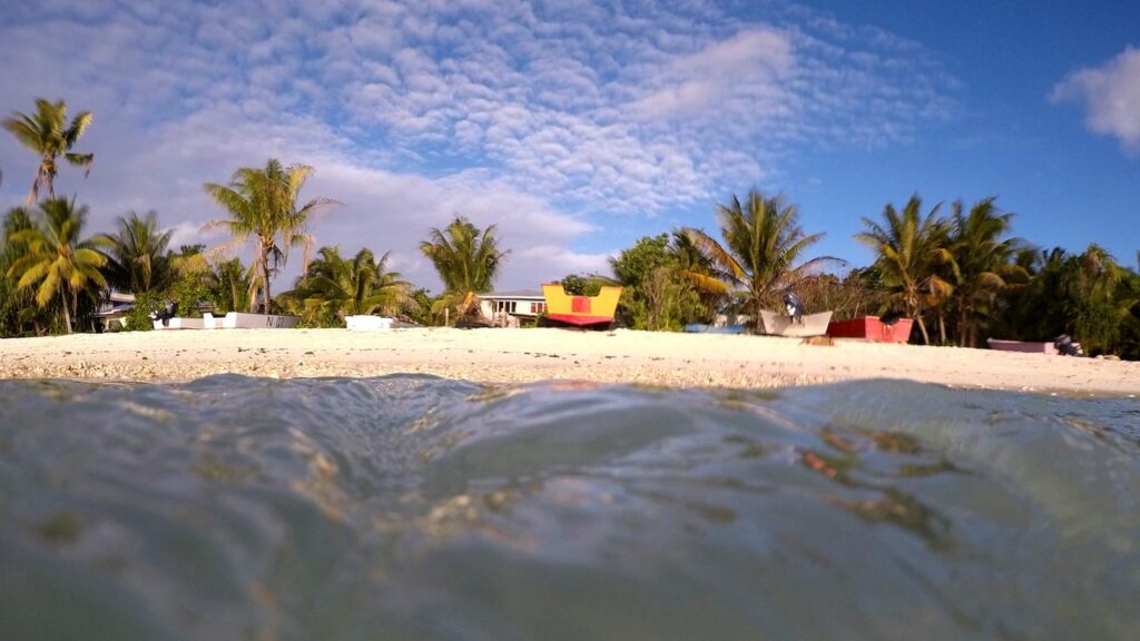 The UN says island nations such as Tuvalu face a risk of submersion if temps rise by more than 1.5C.
