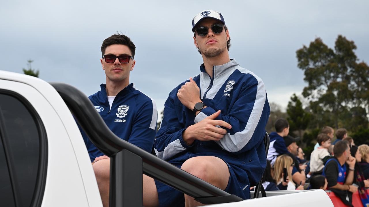 (L-R) Oliver Henry and Shannon Neale.