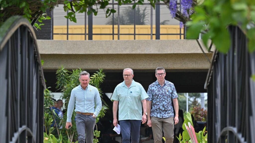 Australia’s fossil fuel expansion was attacked by Pacific leaders facing impacts of climate change.
