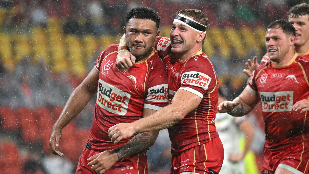 The Dolphins are thrilled Kulikefu Finefeuiaki (left) has signed.