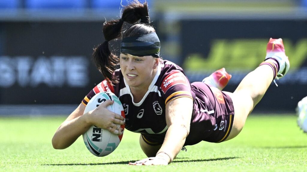 Romy Teitzel has been in career-best form for Brisbane since two cuts to her head and 10 stitches.
