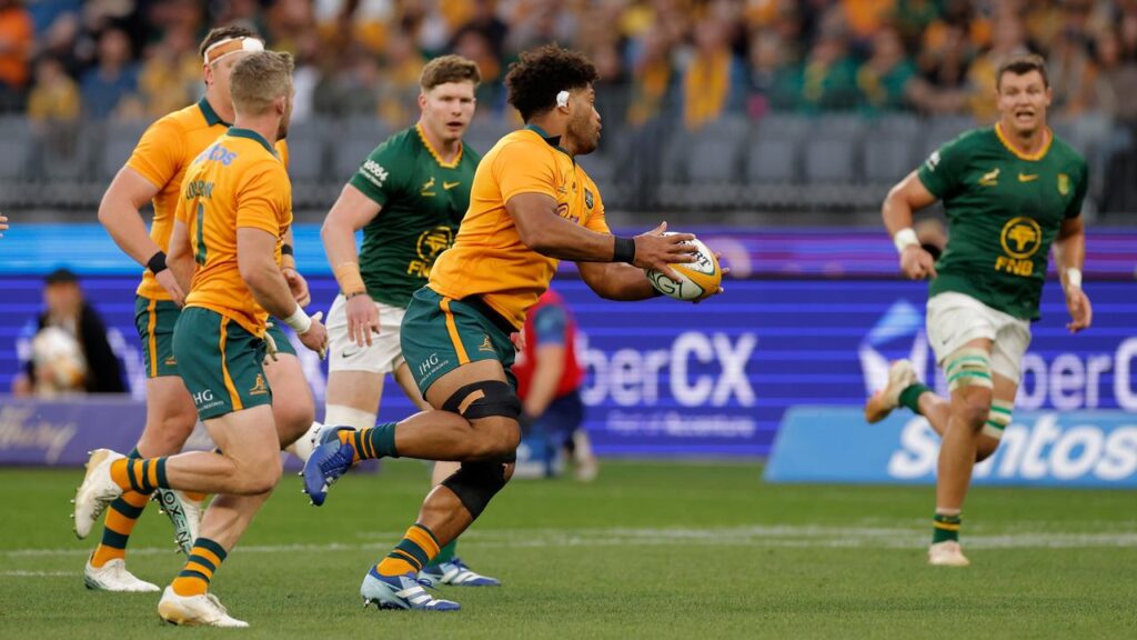 Rob Valetini on the rampage as the Wallabies earned a famous – and bizarre – win over South Africa.
