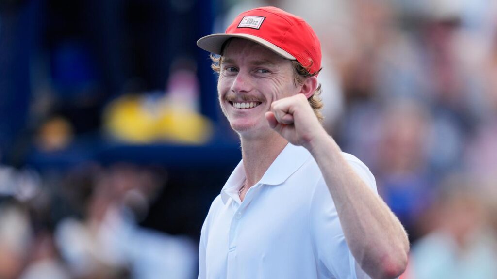Dane Sweeny is enjoying being Australia’s unexpected US Open men’s standard bearer.
