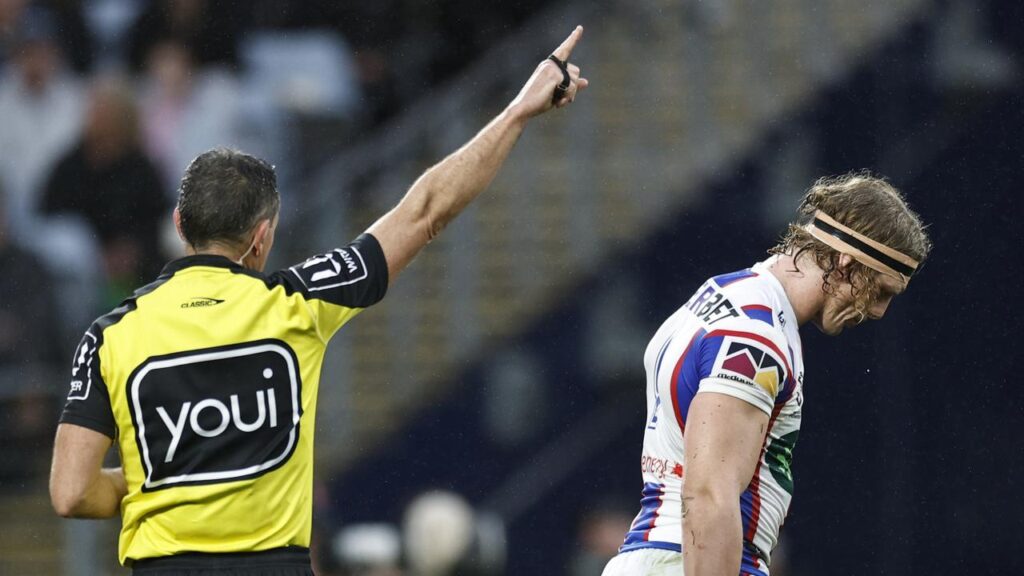 Phoenix Crossland became just the second player sent off in an NRL final.
