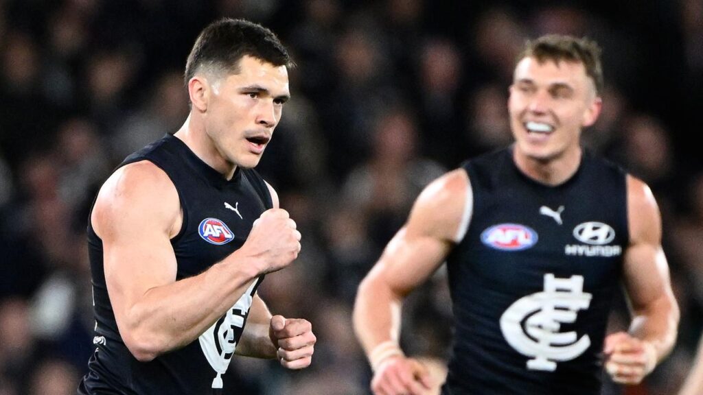 Ben Ainsworth has credited two AFL greats for getting him going at Carlton and ready for the finals.

