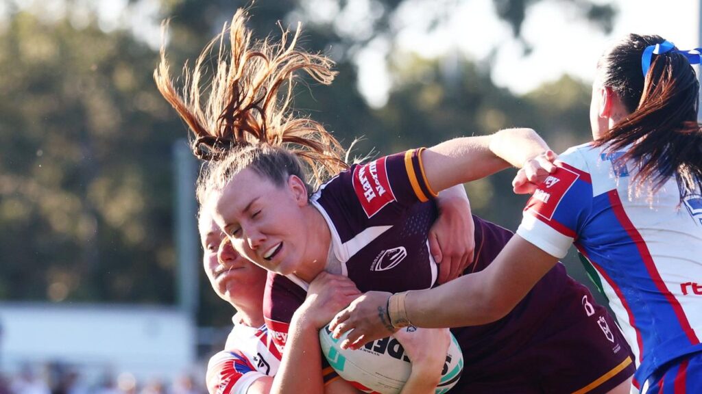 Brisbane skipper Tamika Upton proved more than a handful in the elimination final against Newcastle.
