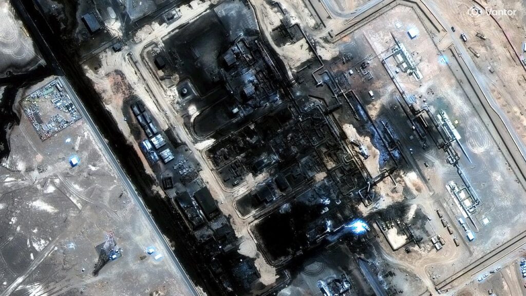 Saudi Arabia has faced a barrage of strikes, including one on the crucial East-West oil pipeline.
