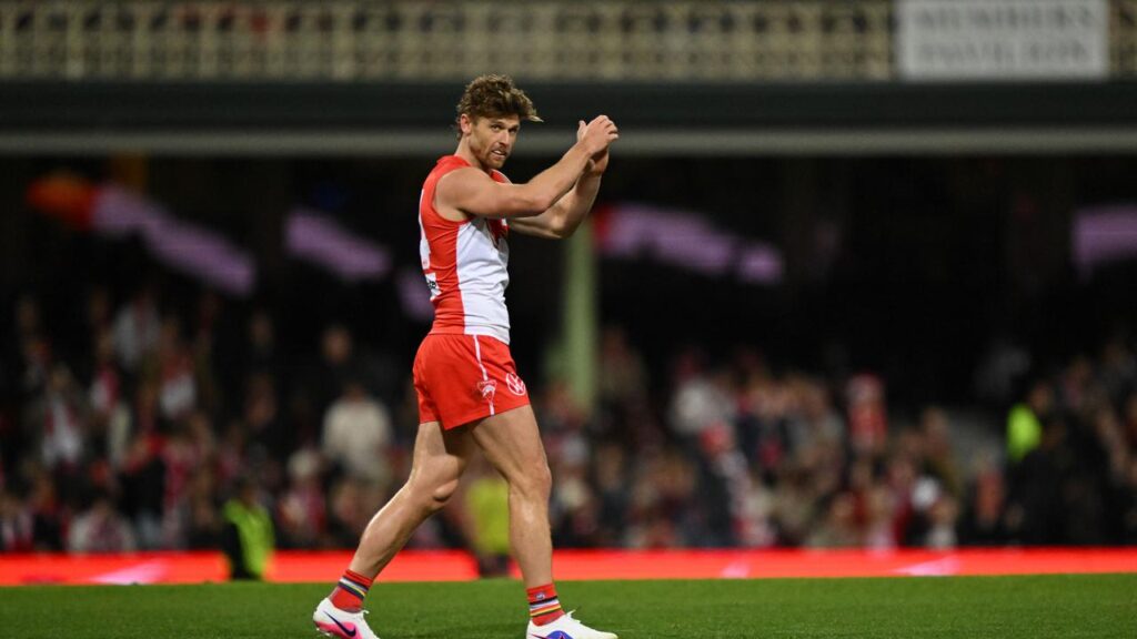 Dane Rampe will captain Sydney in this Friday’s preliminary final at the SCG.
