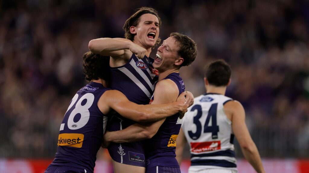 Caleb Serong is looking forward to playing against brother Jai when Fremantle play Sydney.
