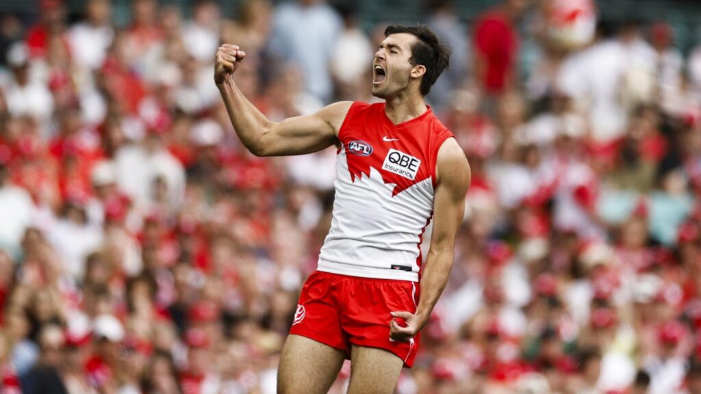 A career-best six-goal game has given Sydney’s Logan McDonald a measure of finals redemption. 
