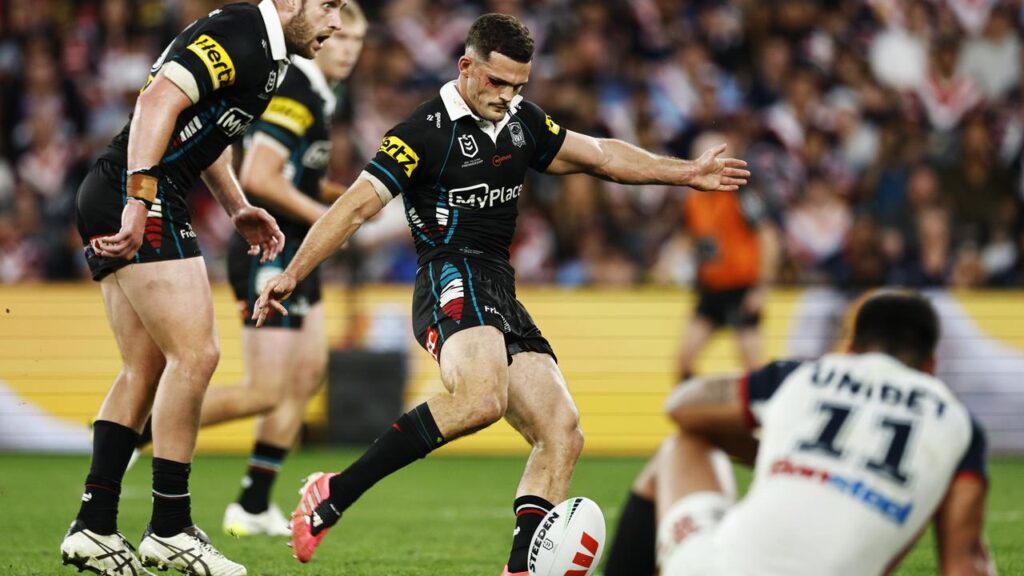 Nathan Cleary is expected to be available for the Panthers, despite an injury to his right foot. 

