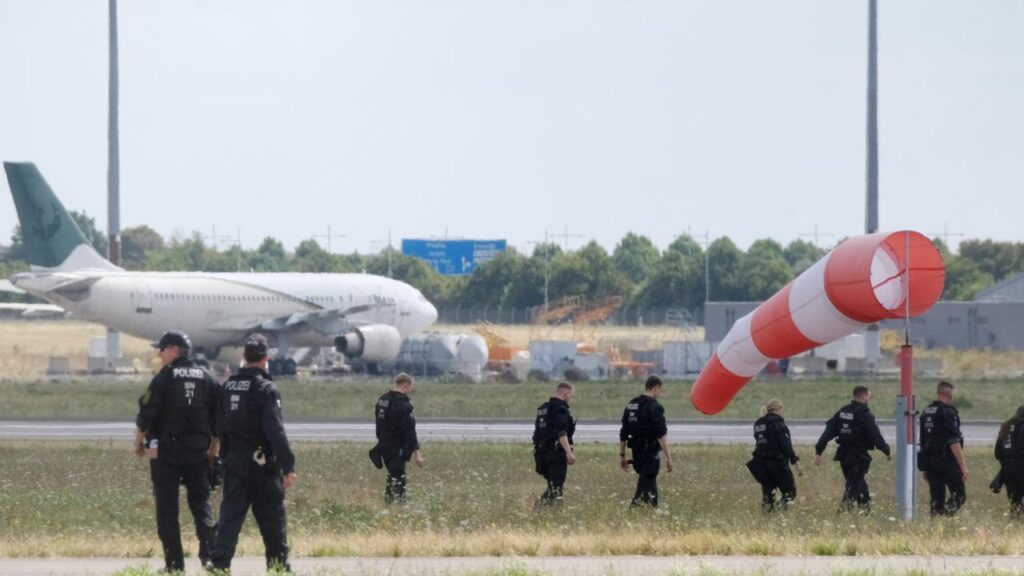 A drone with explosives was found near a Ukrainian cargo aircraft at Leipzig Airport last month.

