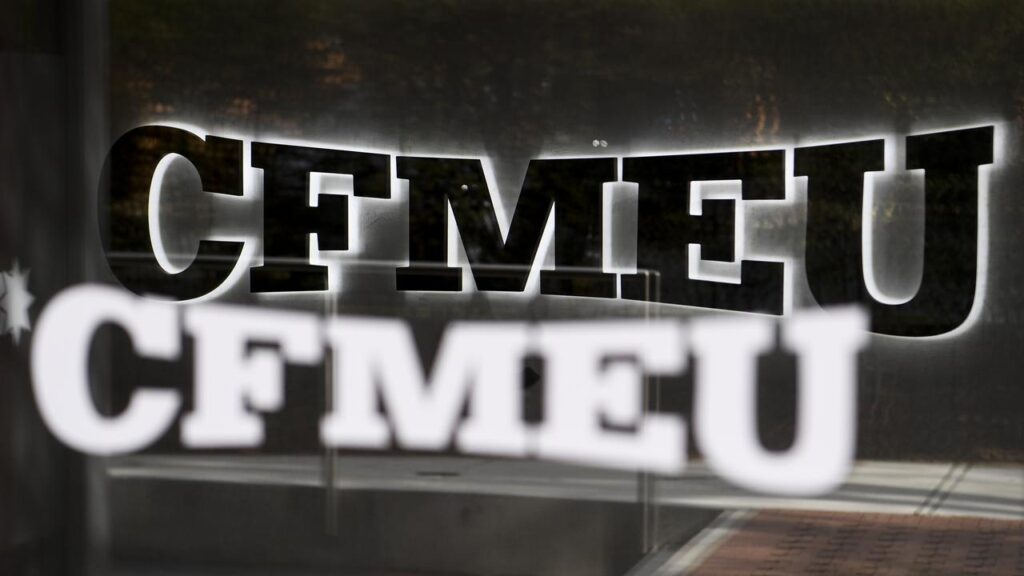 A spokesperson for the CFMEU says the union will co-operate fully with the police investigation.

