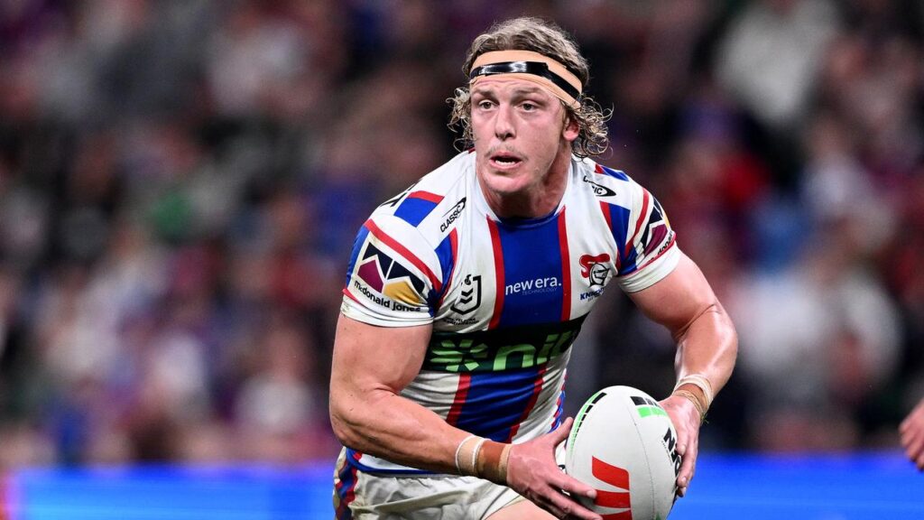 Phoenix Crossland has found his groove as Newcastle’s tough-as-teak hooker.
