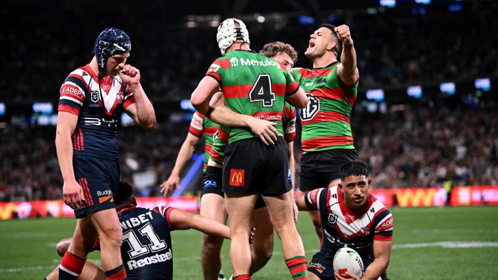 The Rabbitohs have scored a convincing win over the  Roosters at Allianz Stadium.
