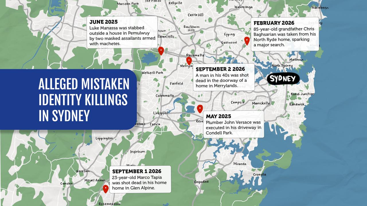Locations where alleged mistaken identity killings have taken place.
