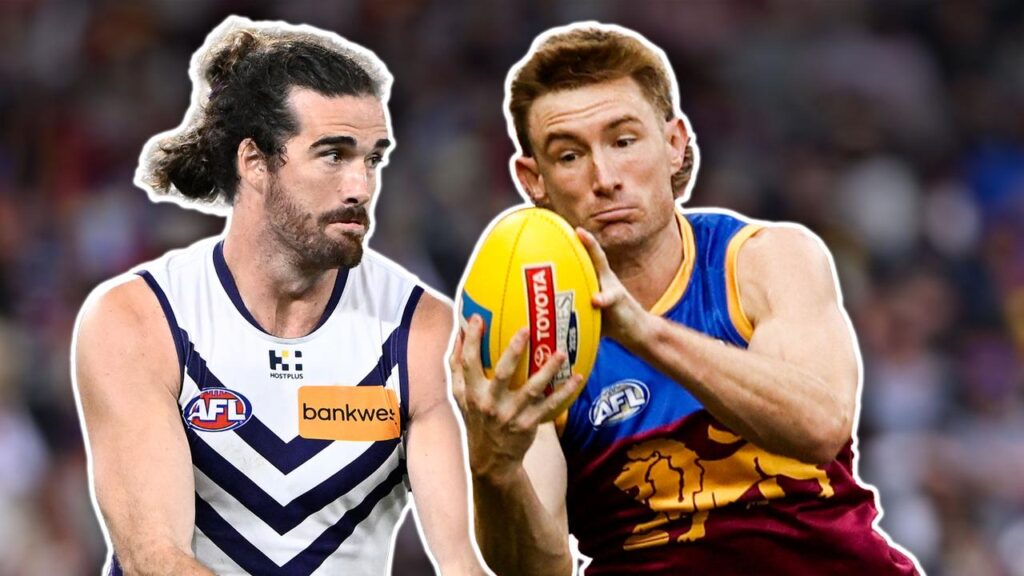 Dockers skipper Alex Pearce (left) and Lions leader Harris Andrews share similar qualities.
