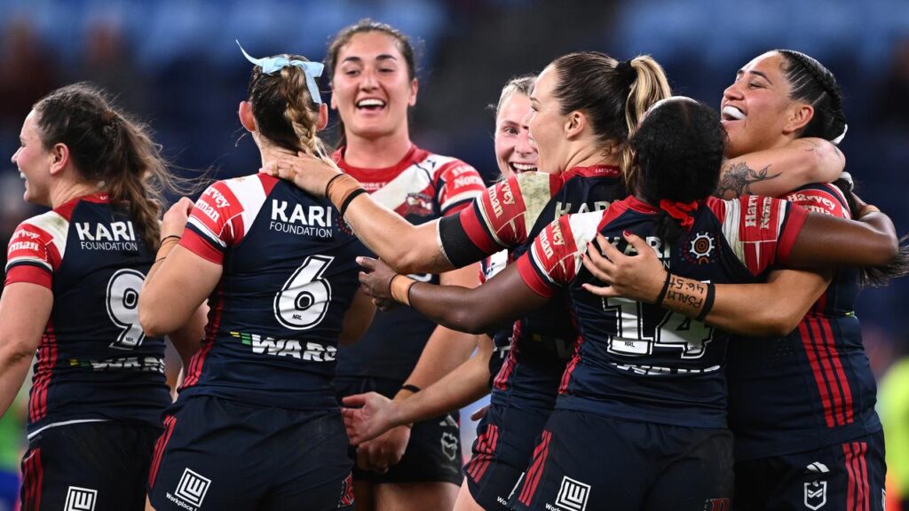 The Sydney Roosters have beaten the Raiders to secure their place in the NRLW grand final.
