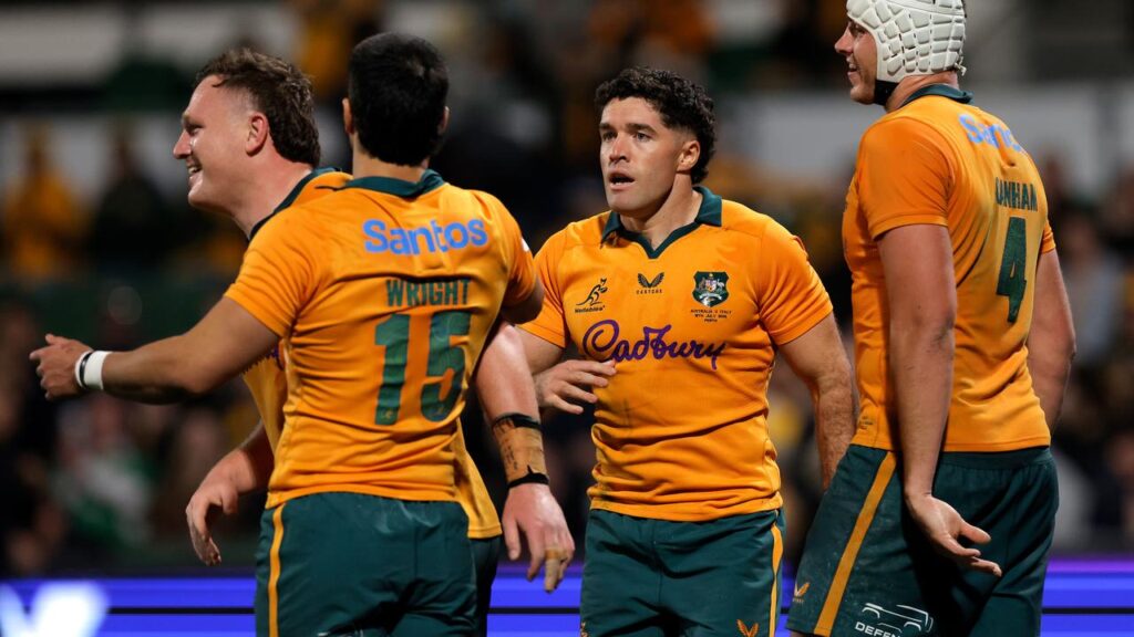 Ben Donaldson is one of three five-eighths named in Australia’s 34-man squad to face South Africa.

