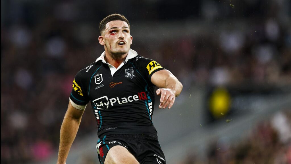 Battered and bruised, Nathan Cleary also has to sweat on the NRL’s match review committee.
