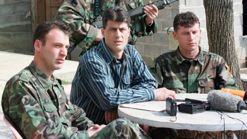 Hashim Thaci was sentenced for crimes committed as commander of the Albanian Kosovo Liberation Army.
