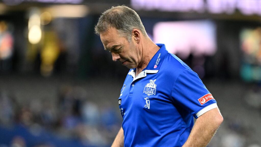 Alastair Clarkson’s stint as North Melbourne coach is over.
