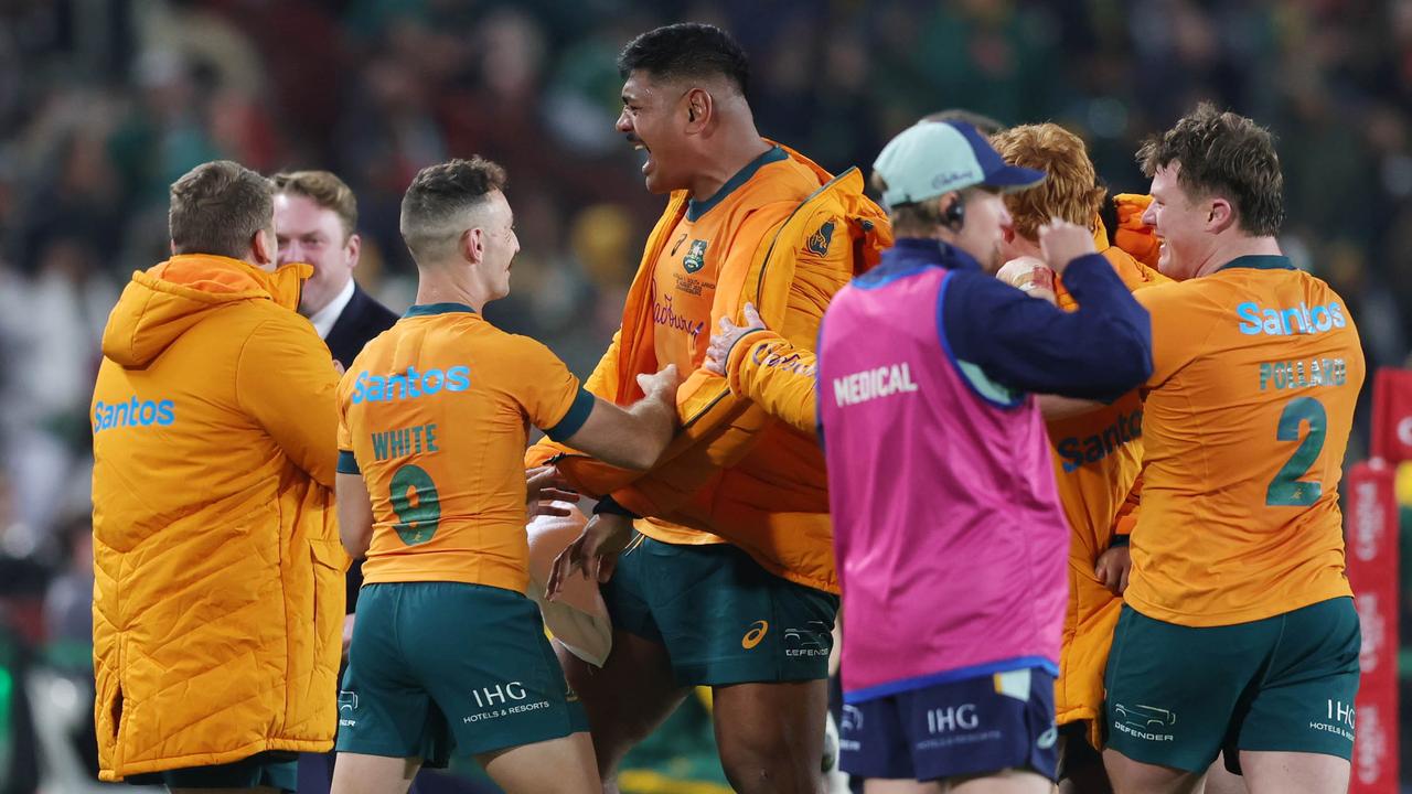 The Wallabies beat South Africa.