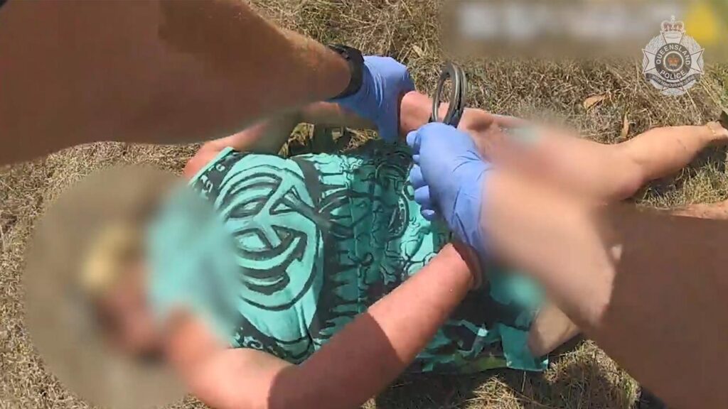 Kate Pendlebury was arrested on the side of a highway after allegedly attempting to flee police.
