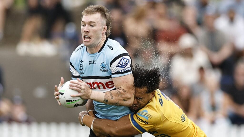 Riley Jones has come from nowhere to be on the cusp of a preliminary final for Cronulla.
