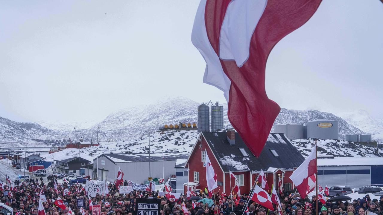 People protest against Trump's policy towards Greenland