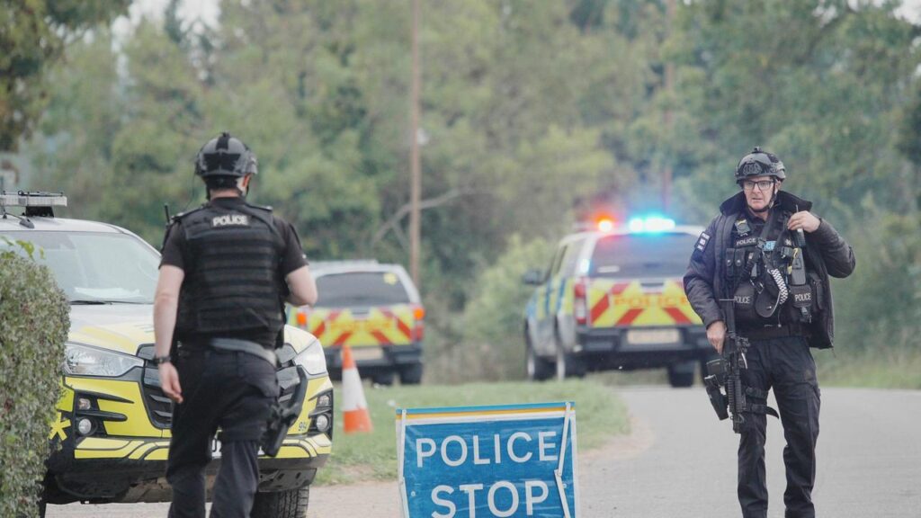 A tip off from a local farmer has helped foil an alleged plan to attack a US air base in the UK.
