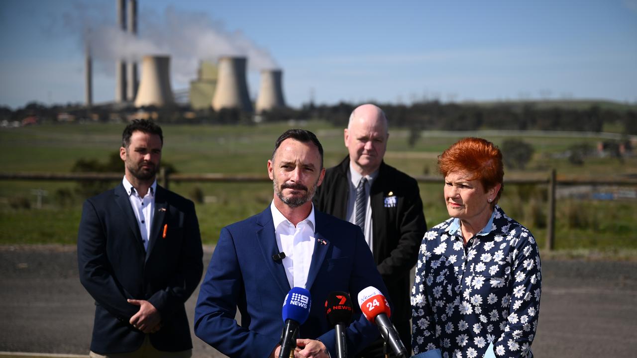Warren Pickering and Pauline Hanson