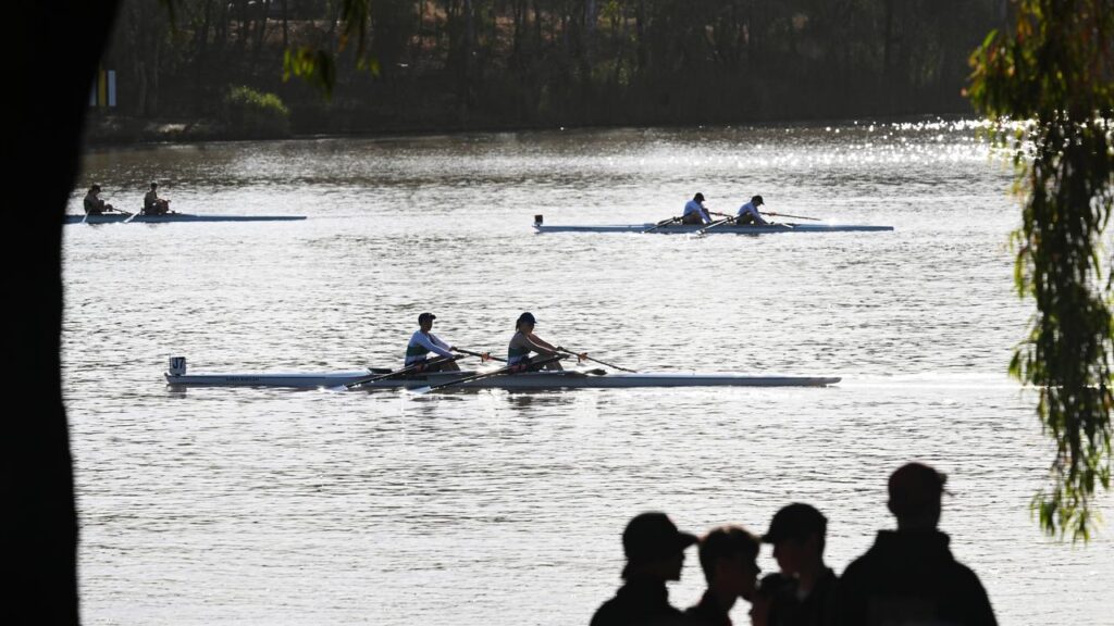 The Queensland government has faced pressure to reconsider the Fitzroy River as the rowing venue.
