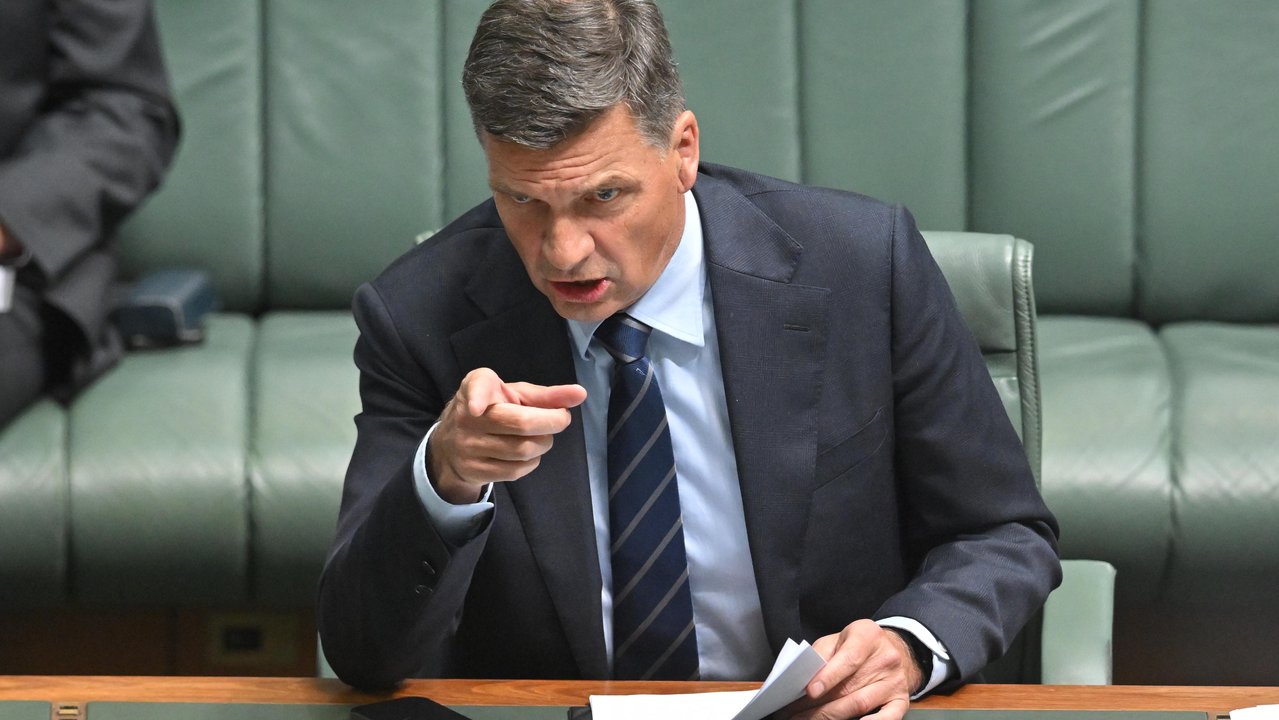 Opposition Leader Angus Taylor