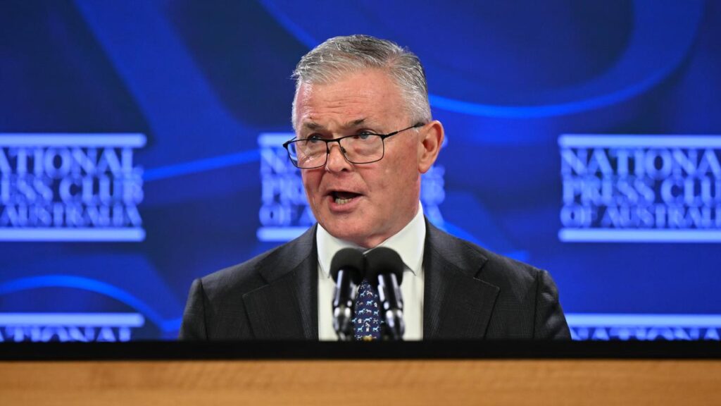 Kevin Gallagher says Santos will stop taking gas off the domestic market at its Gladstone LNG plant.
