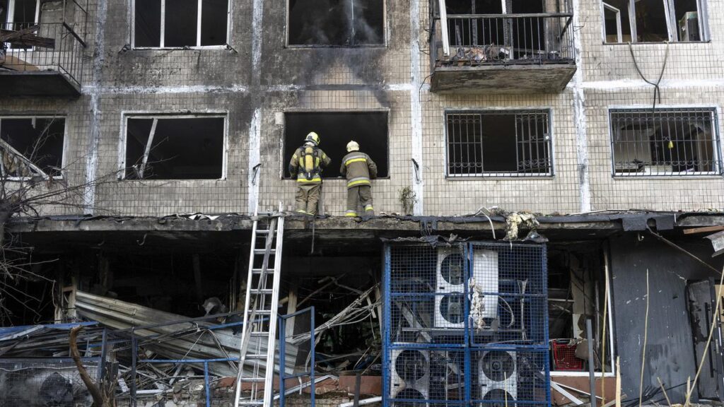 Russia continued its barrage of attacks on Kyiv as it brushed off German pleas for de-escalation.
