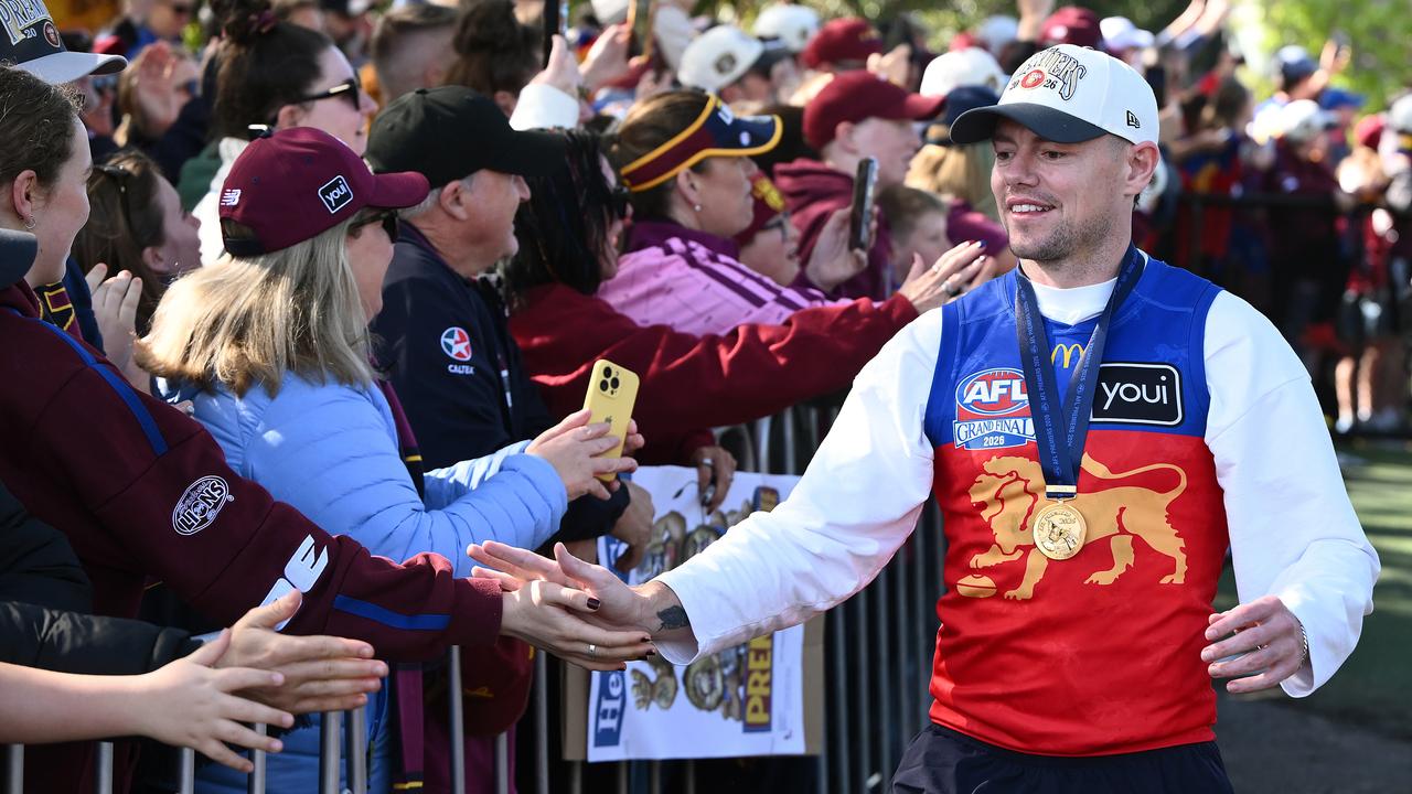 Lachie Neale was a hit with Brisbane fans.