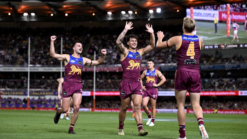 The Lions’ thumping win over the Crows in Brisbane has set up a preliminary final against Hawthorn.
