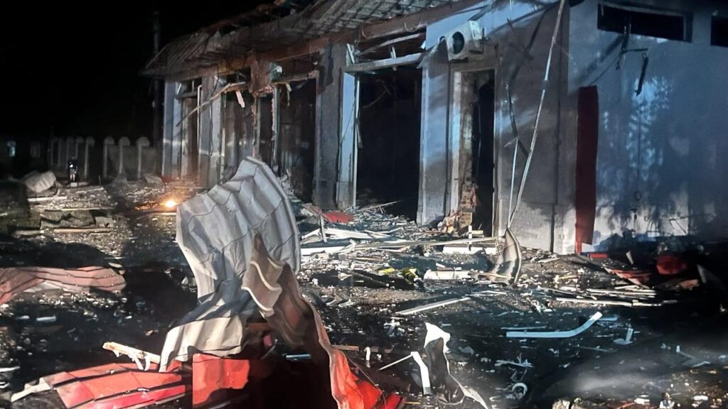 Russian drones and missiles struck Ukrainian regions overnight, killing four people, officials say.
