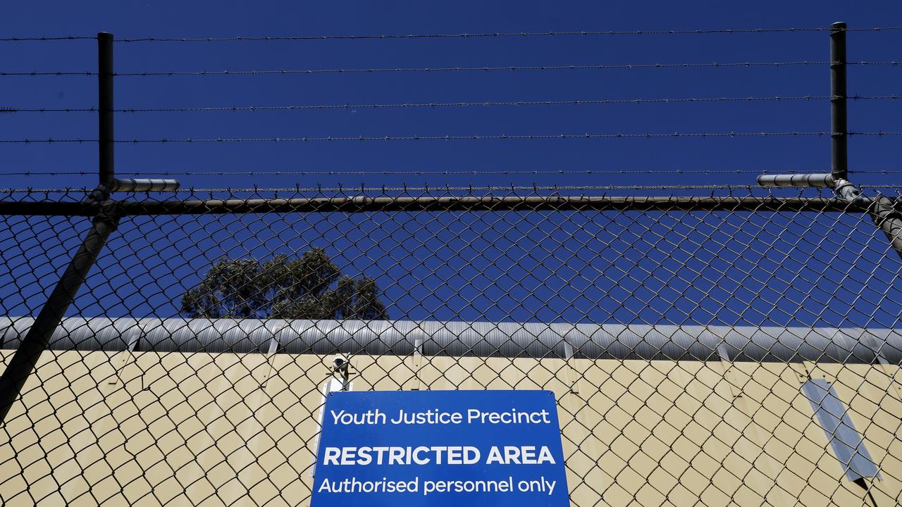 Signage is seen at the Melbourne Youth Justice Centre