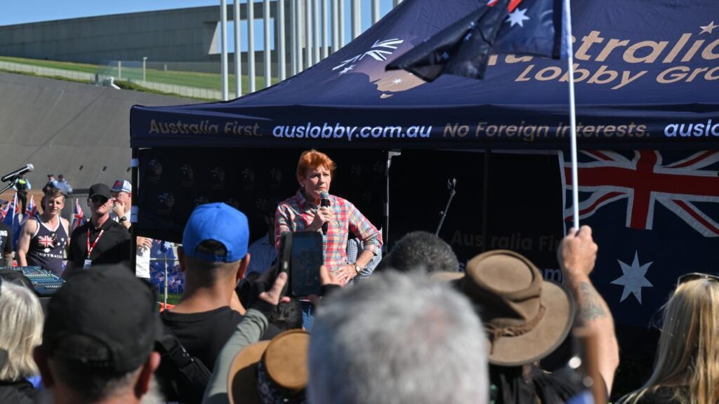 One Nation Leader Pauline Hanson has doubled down on her calls to halt “mass migration”.
