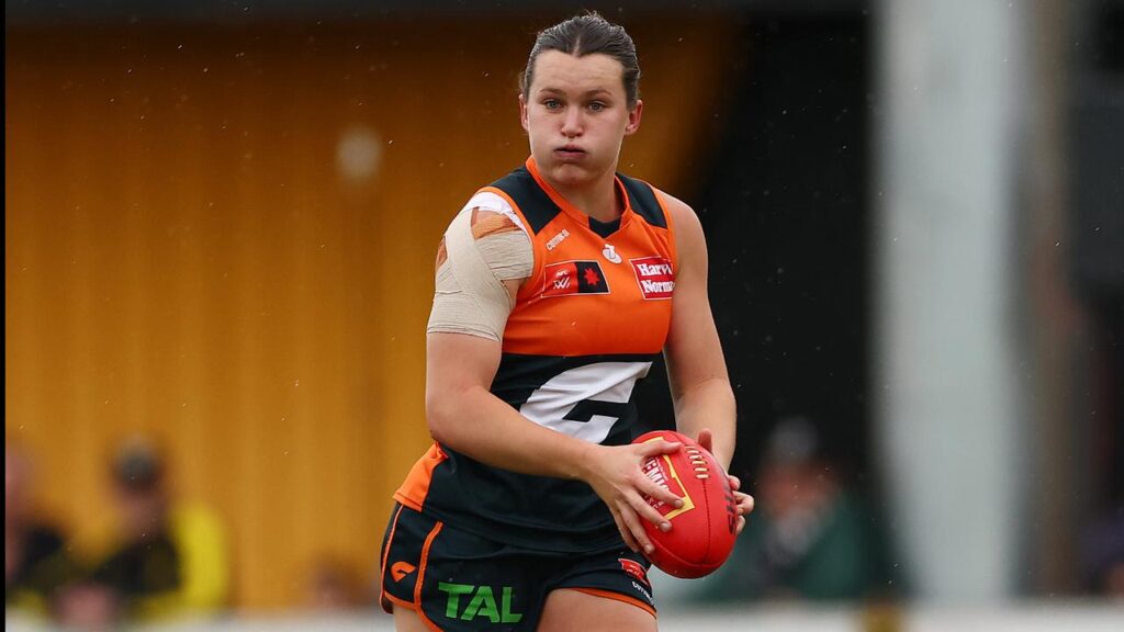 Alyce Parker kicked three goals as GWS shocked Hawthorn in a thriller at Henson Park.
