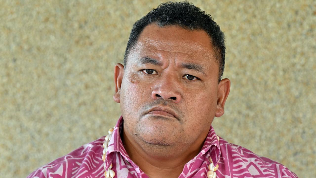 Tuvalu's Minister for Climate Change Maina Talia
