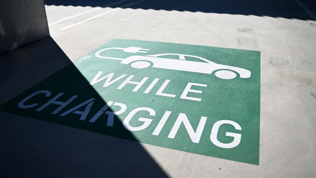 Vehicle-to-grid chargers direct electricity into a car’s battery or from the battery into the grid.
