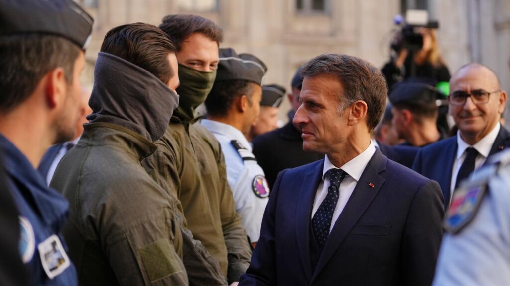 French President Emmanuel Macron says more unrest is expected next weekend.
