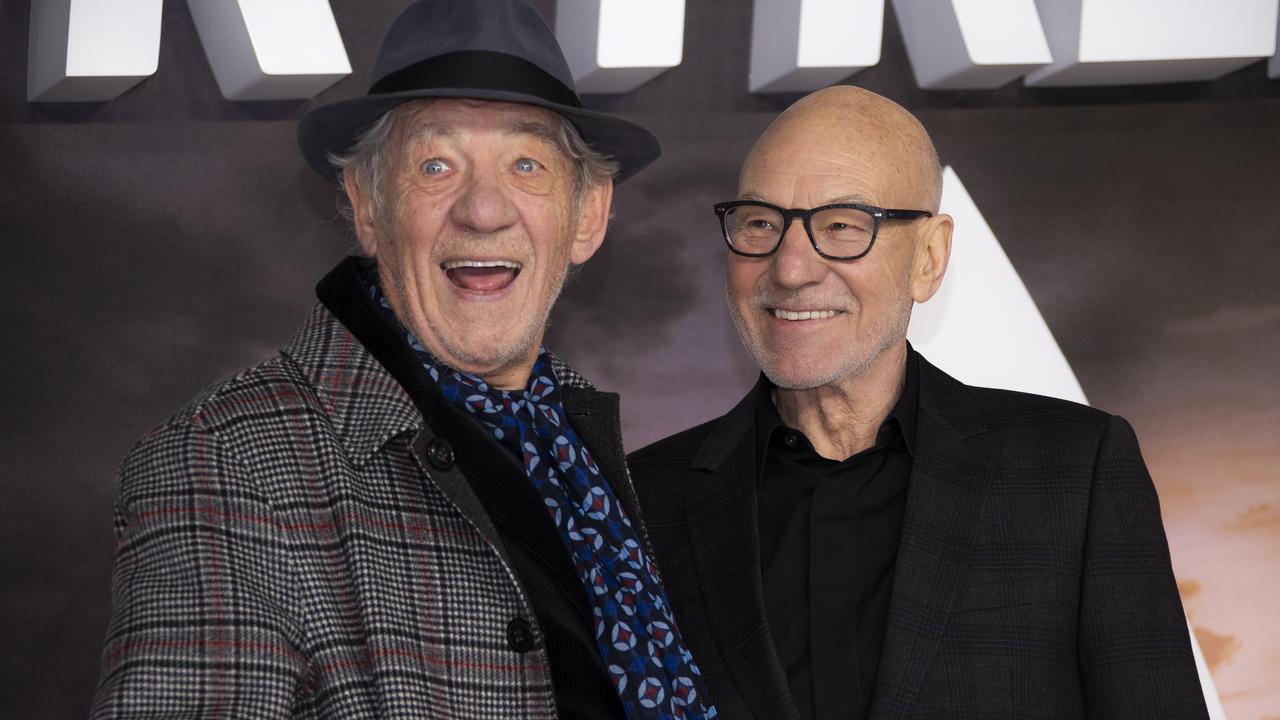Ian Mckellen and Patrick Stewart in 2020