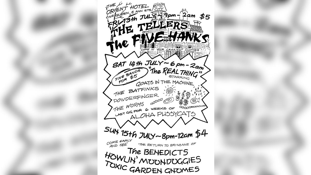 Powderfinger gig flyer