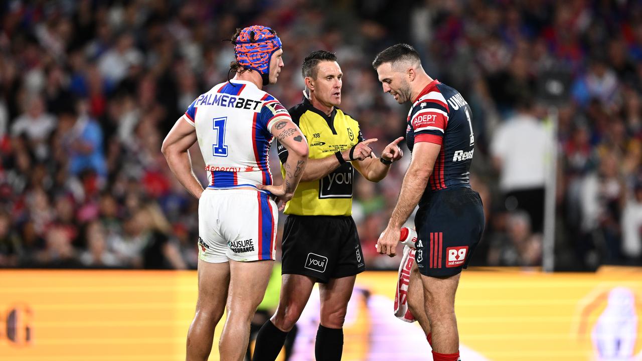 Kalyn Ponga and James Tedesco faced off in the NRL grand final.