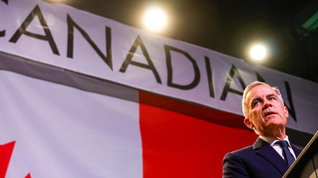 Mark Carney says there’s a major fire at a Canadian military base.
